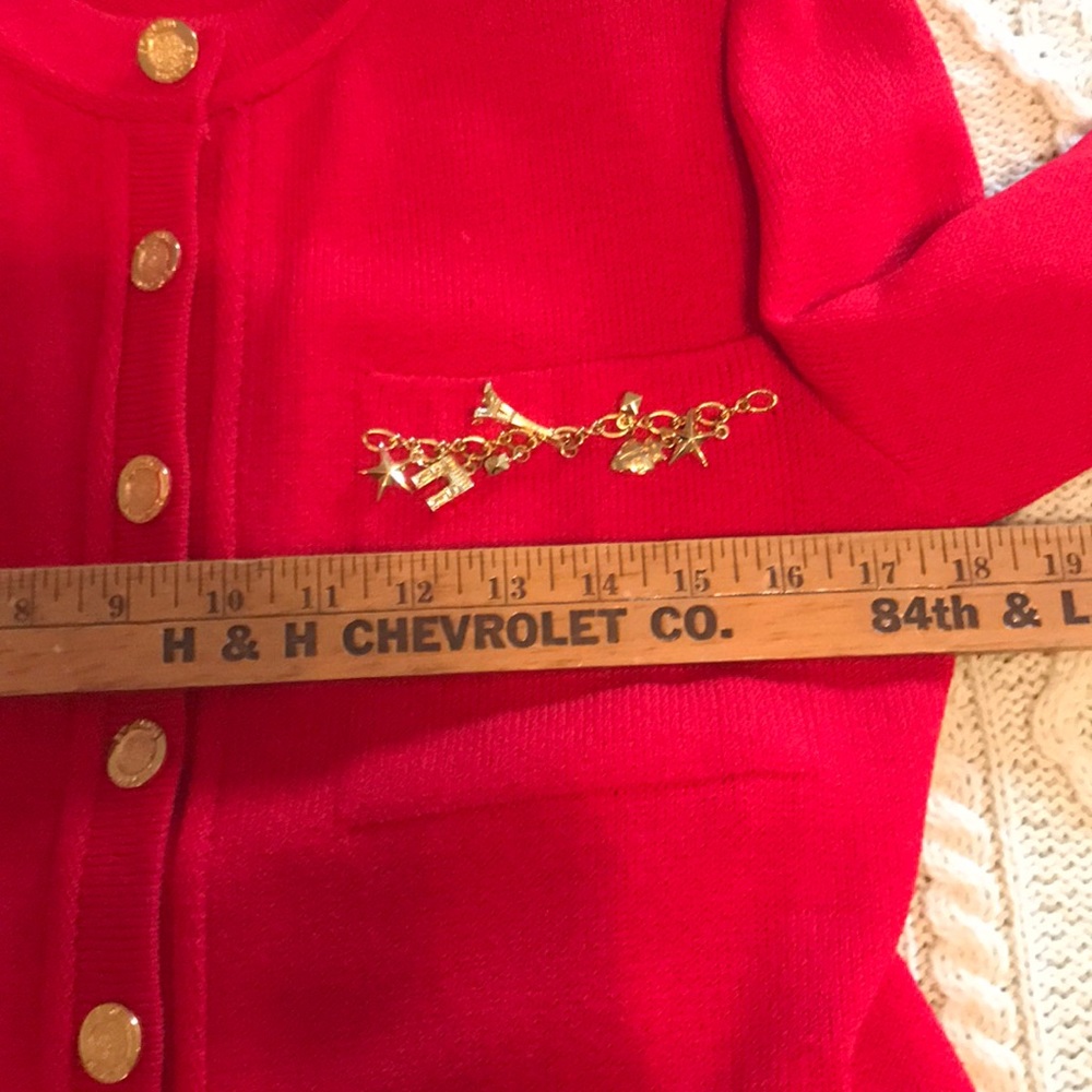 St. John Evening Marie Gray suit Paris charms 10 - Picture 14 of 14
